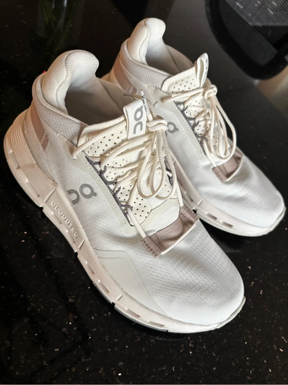 On Cloudnova 2 White Neutral Running Sneakers